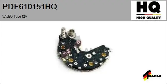 Rectifier, alternator (PDF610151HQ)