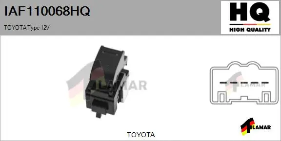 Switch, window regulator (IAF110068HQ)