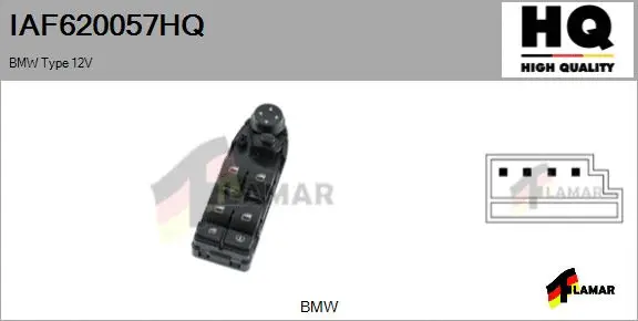 Switch, window regulator (IAF620057HQ)