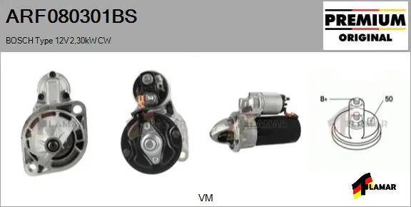 Starter (ARF080301BS)