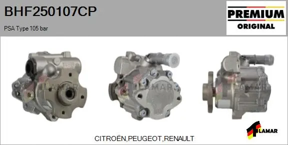 Hydraulic Pump, steering (BHF250107CP)