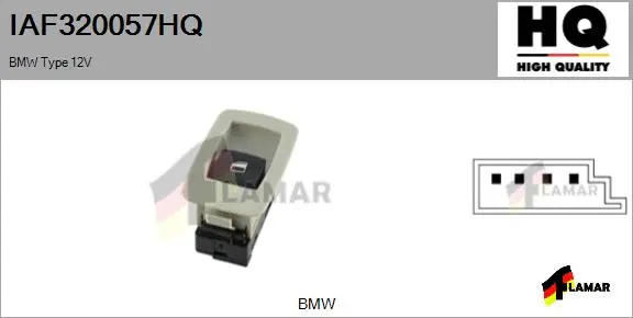 Switch, window regulator (IAF320057HQ)