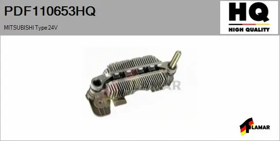 Rectifier, alternator (PDF110653HQ)