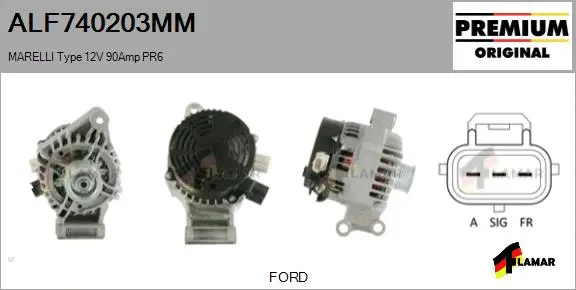 Alternator (ALF740203MM)