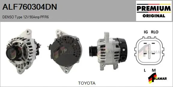 Alternator (ALF760304DN)