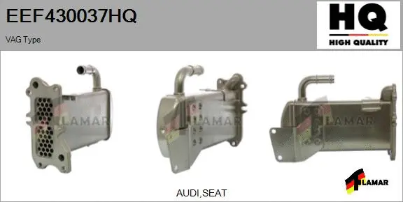 Cooler, exhaust gas recirculation (EEF430037HQ)
