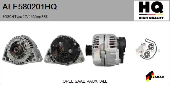 Alternator (ALF580201HQ)