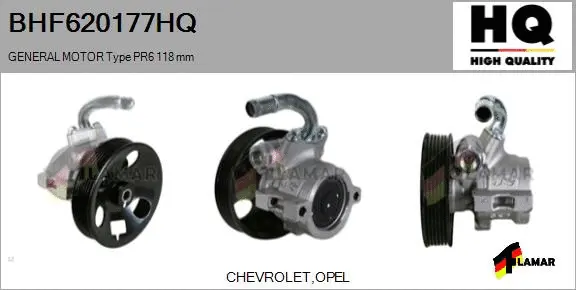 Hydraulic Pump, steering (BHF620177HQ)