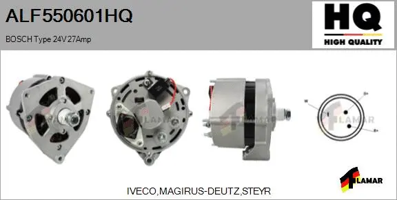 Alternator (ALF550601HQ)