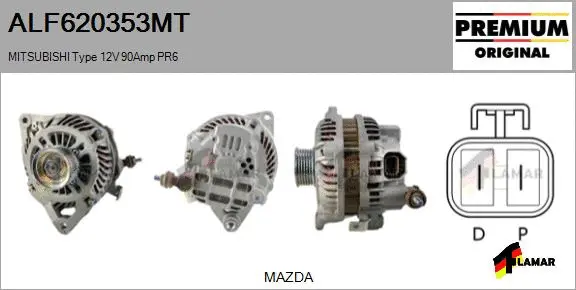 Alternator (ALF620353MT)