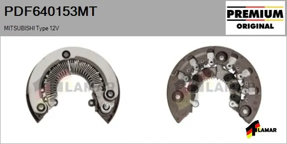 Rectifier, alternator (PDF640153MT)