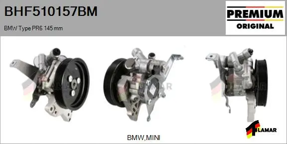 Hydraulic Pump, steering (BHF510157BM)