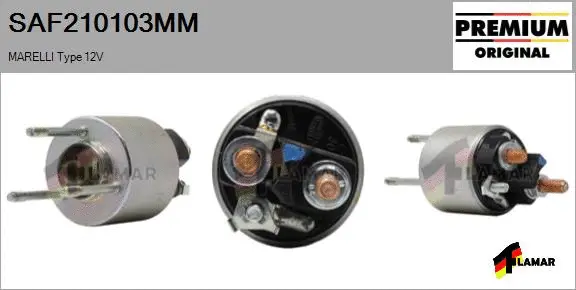 Solenoid Switch, starter (SAF210103MM)