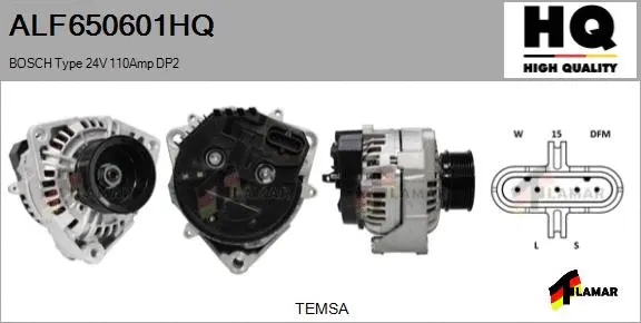 Alternator (ALF650601HQ)