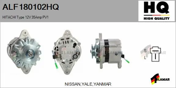 Alternator (ALF180102HQ)