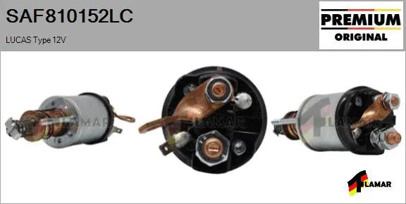 Solenoid Switch, starter (SAF810152LC)