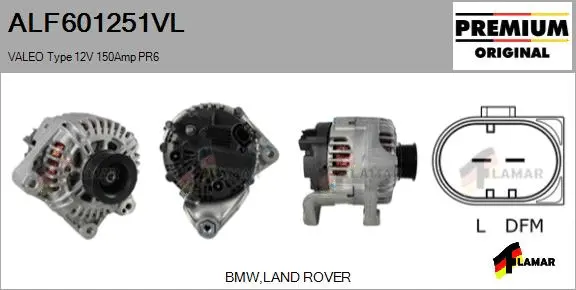 Alternator (ALF601251VL)
