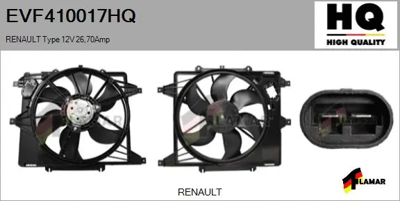 Electric Motor, radiator fan (EVF410017HQ)