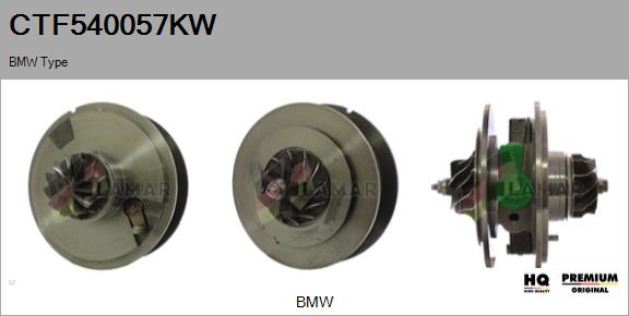 Core assembly, turbocharger (CTF540057KW)