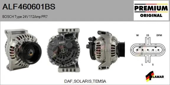 Alternator (ALF460601BS)
