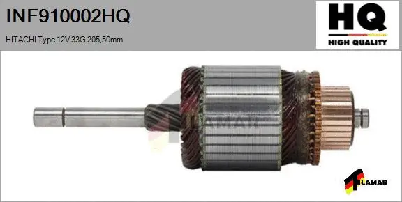 Armature, starter (INF910002HQ)