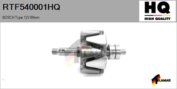 Rotor, alternator (RTF540001HQ)