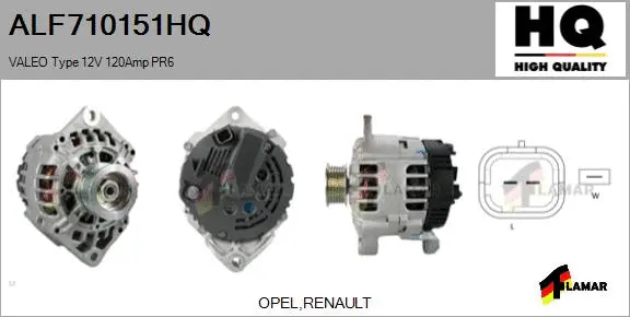 Alternator (ALF710151HQ)