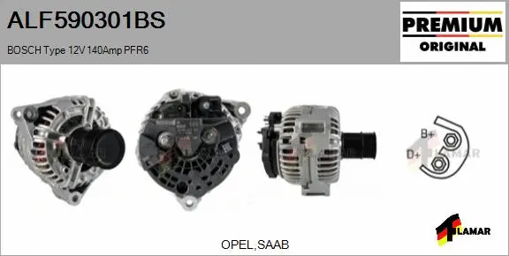 Alternator (ALF590301BS)