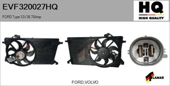 Electric Motor, radiator fan (EVF320027HQ)