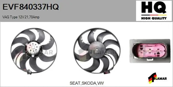 Fan, engine cooling (EVF840337HQ)
