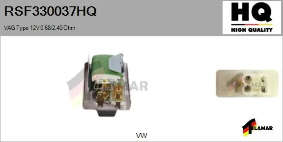 Resistor, interior blower (RSF330037HQ)