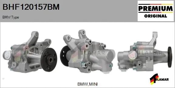 Hydraulic Pump, steering (BHF120157BM)