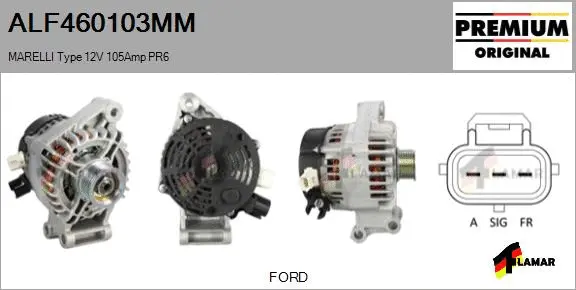 Alternator (ALF460103MM)