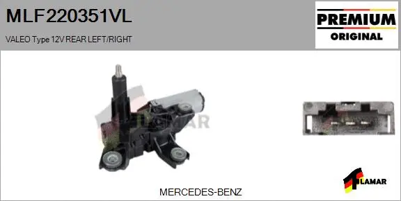 Wiper Motor (MLF220351VL)