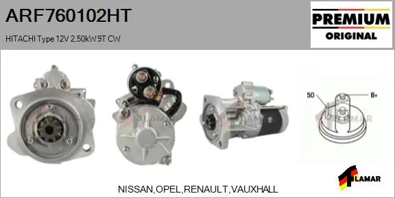 Starter (ARF760102HT)