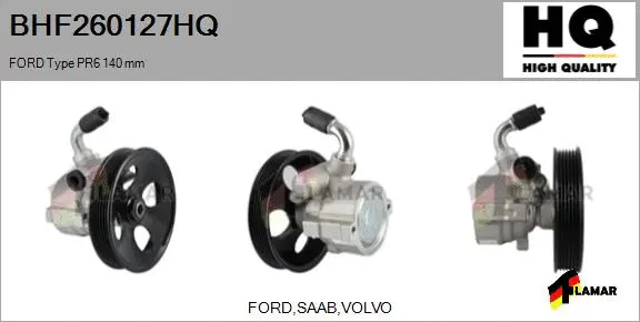 Hydraulic Pump, steering (BHF260127HQ)
