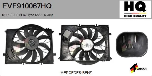 Electric Motor, radiator fan (EVF910067HQ)