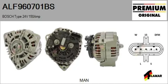 Alternator (ALF960701BS)