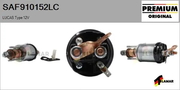 Solenoid Switch, starter (SAF910152LC)