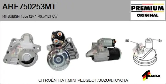 Starter (ARF750253MT)