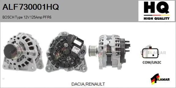 Alternator (ALF730001HQ)