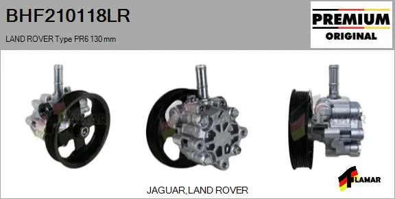 Hydraulic Pump, steering (BHF210118LR)