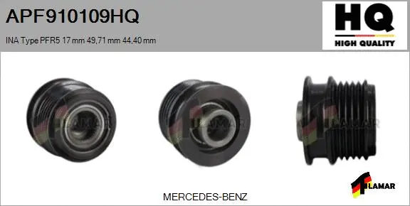 Belt Pulley, alternator (APF910109HQ)