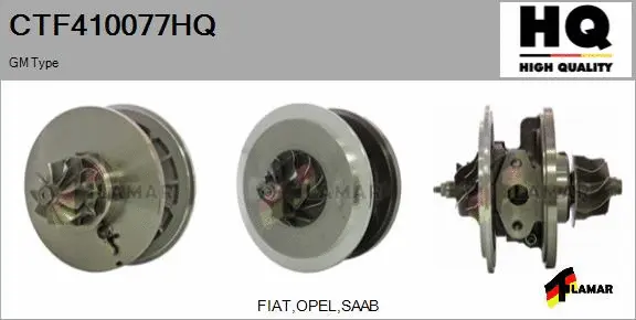 Core assembly, turbocharger (CTF410077HQ)