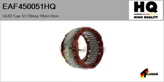 Stator, alternator (EAF450051HQ)