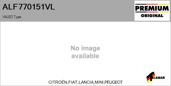 Alternator (ALF770151VL)