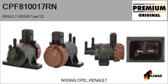 Pressure Converter, exhaust control (CPF810017RN)