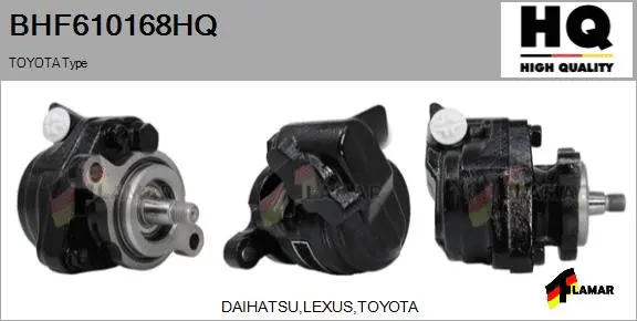 Hydraulic Pump, steering (BHF610168HQ)