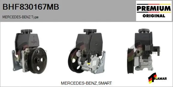 Hydraulic Pump, steering (BHF830167MB)