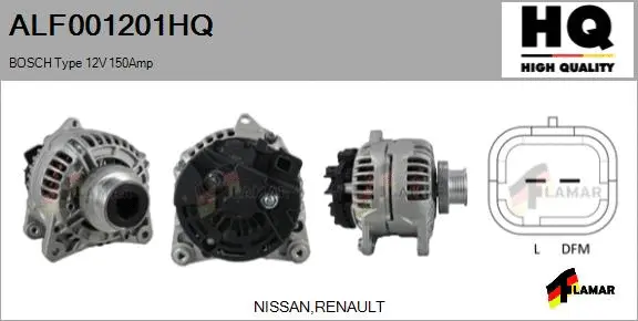 Alternator (ALF001201HQ)